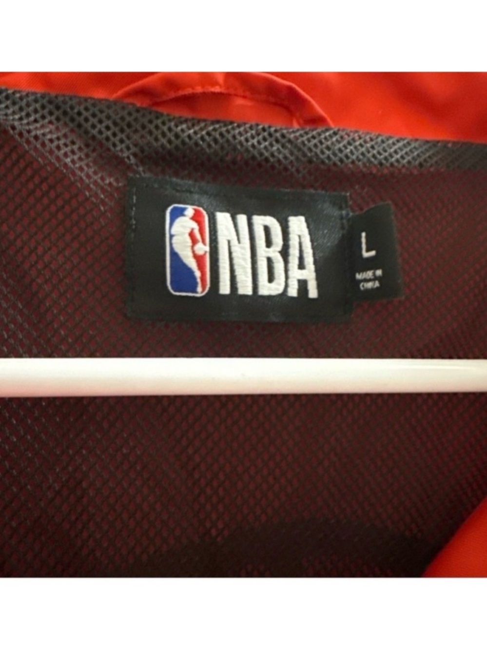 NBA Chicago Bulls Red and Black Team Jacket - Picture 3 of 5